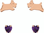 Radley Ladies 18ct Rose Gold Plated Sterling Silver Earrings RYJ1256