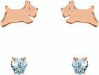 Radley Ladies 18ct Rose Gold Plated Sterling Silver Earrings RYJ1258