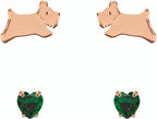 Radley Ladies 18ct Rose Gold Plated Sterling Silver Earrings RYJ1262