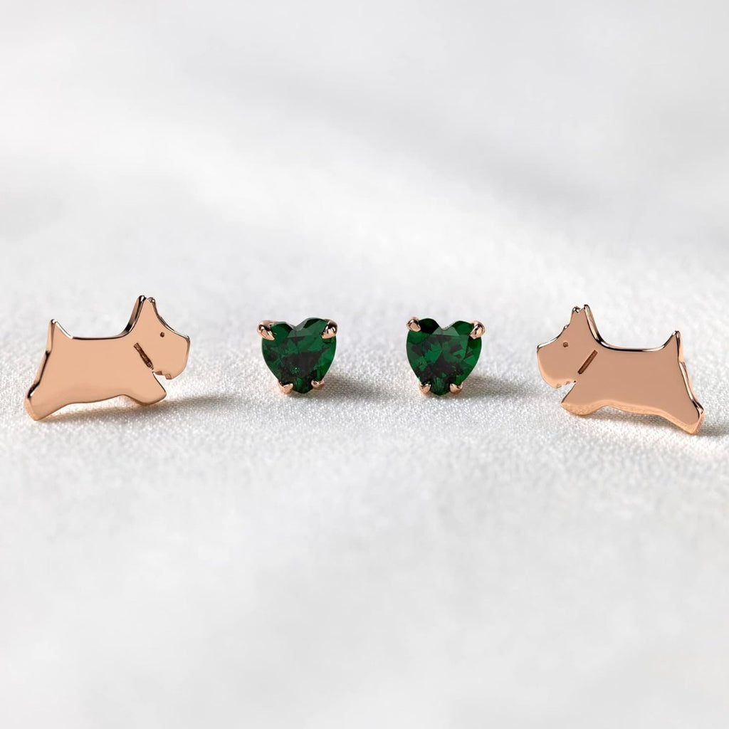 Radley Ladies 18ct Rose Gold Plated Sterling Silver Earrings RYJ1262
