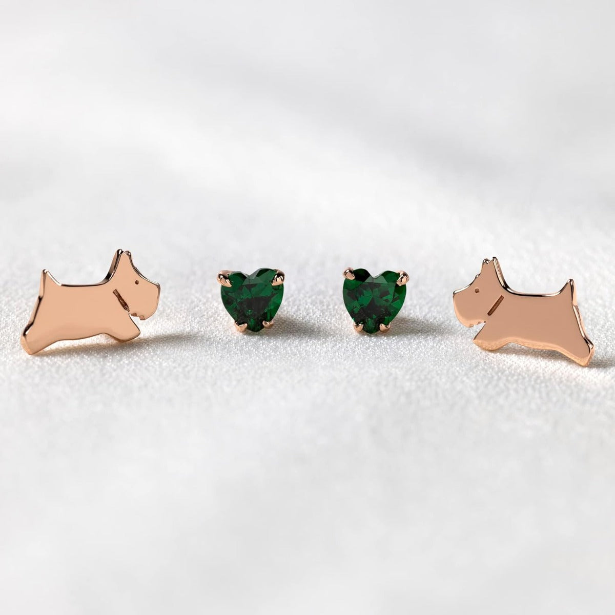 Radley Ladies 18ct Rose Gold Plated Sterling Silver Earrings RYJ1262