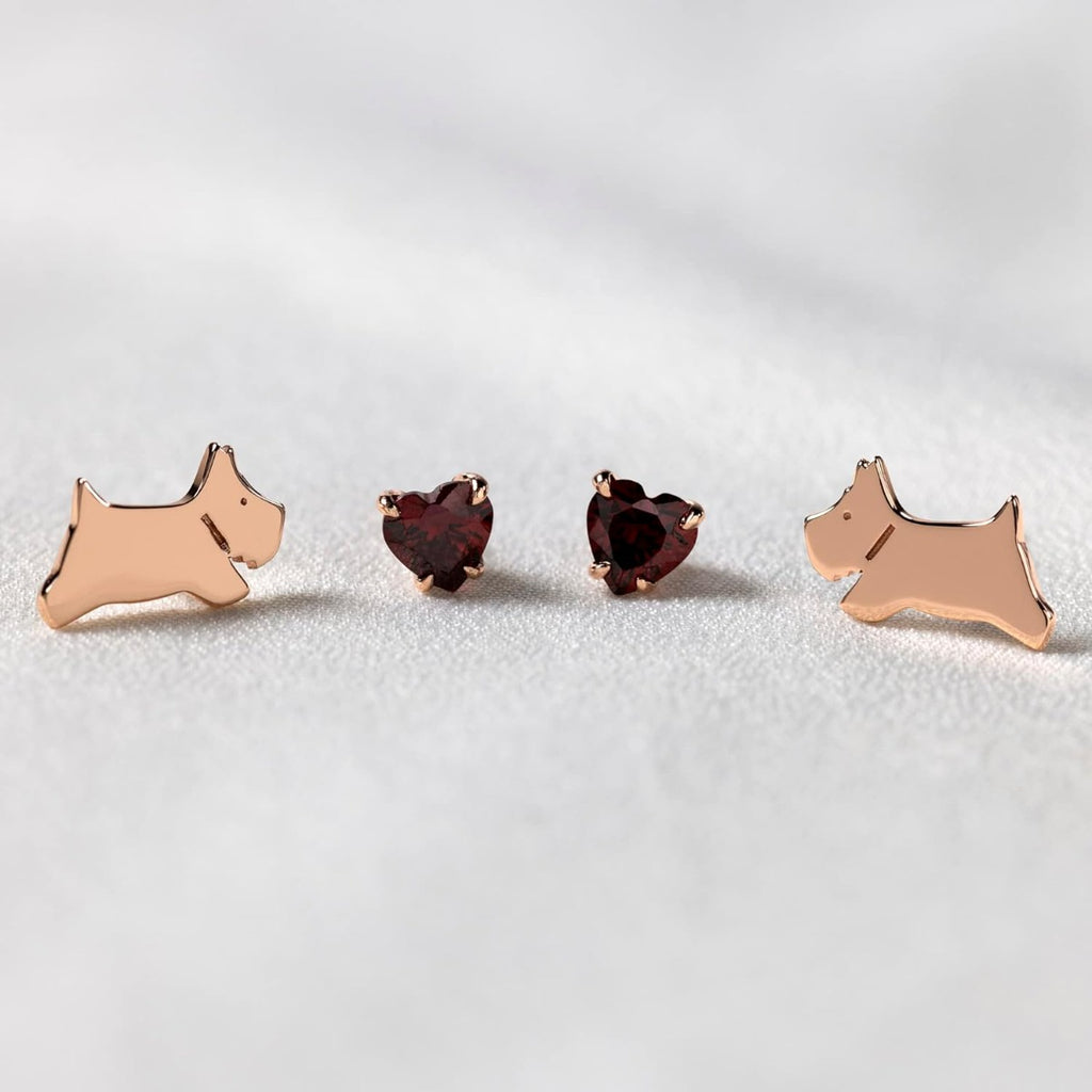Radley Ladies 18ct Rose Gold Plated Sterling Silver Earrings RYJ1266