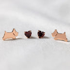 Radley Ladies 18ct Rose Gold Plated Sterling Silver Earrings RYJ1266