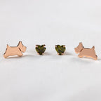 Radley Ladies 18ct Rose Gold Plated Sterling Silver Earrings RYJ1268