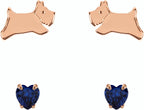 Radley Ladies 18ct Rose Gold Plated Sterling Silver Earrings RYJ1270