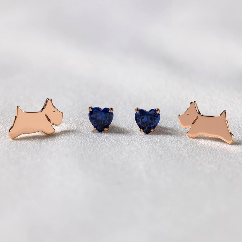 Radley Ladies 18ct Rose Gold Plated Sterling Silver Earrings RYJ1270