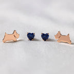 Radley Ladies 18ct Rose Gold Plated Sterling Silver Earrings RYJ1270