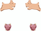 Radley Ladies 18ct Rose Gold Plated Sterling Silver Earrings RYJ1272