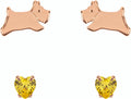 Radley Ladies 18ct Rose Gold Plated Sterling Silver Earrings RYJ1274