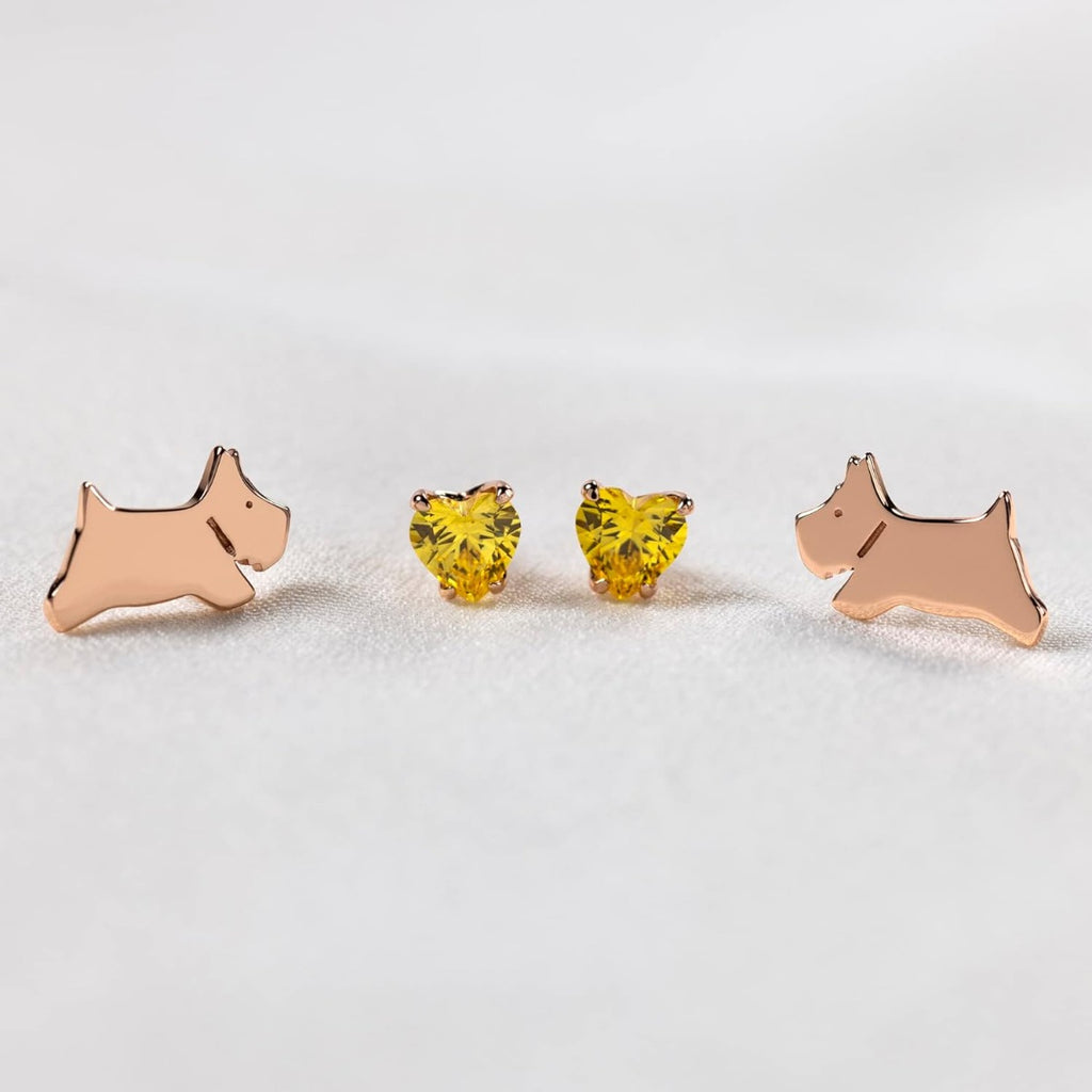 Radley Ladies 18ct Rose Gold Plated Sterling Silver Earrings RYJ1274