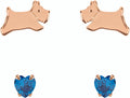 Radley Ladies 18ct Rose Gold Plated Sterling Silver Earrings RYJ1276