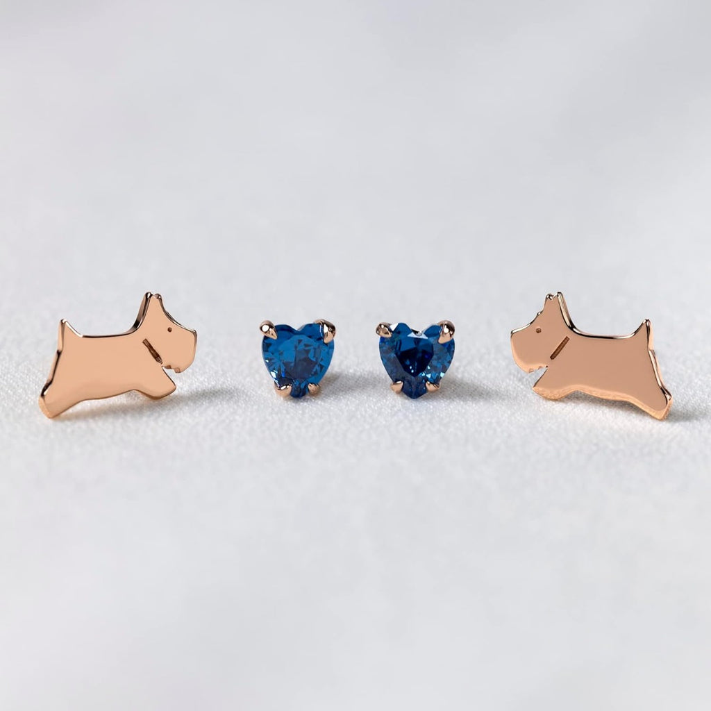 Radley Ladies 18ct Rose Gold Plated Sterling Silver Earrings RYJ1276