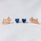 Radley Ladies 18ct Rose Gold Plated Sterling Silver Earrings RYJ1276