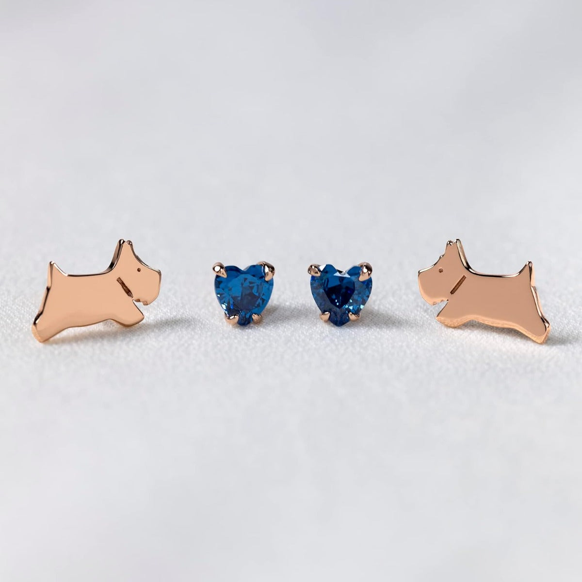 Radley Ladies 18ct Rose Gold Plated Sterling Silver Earrings RYJ1276