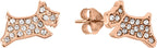 Radley Ladies 18ct Rose Gold Plated Pave Dog Necklace & Earring Set RYJ2340S-SET