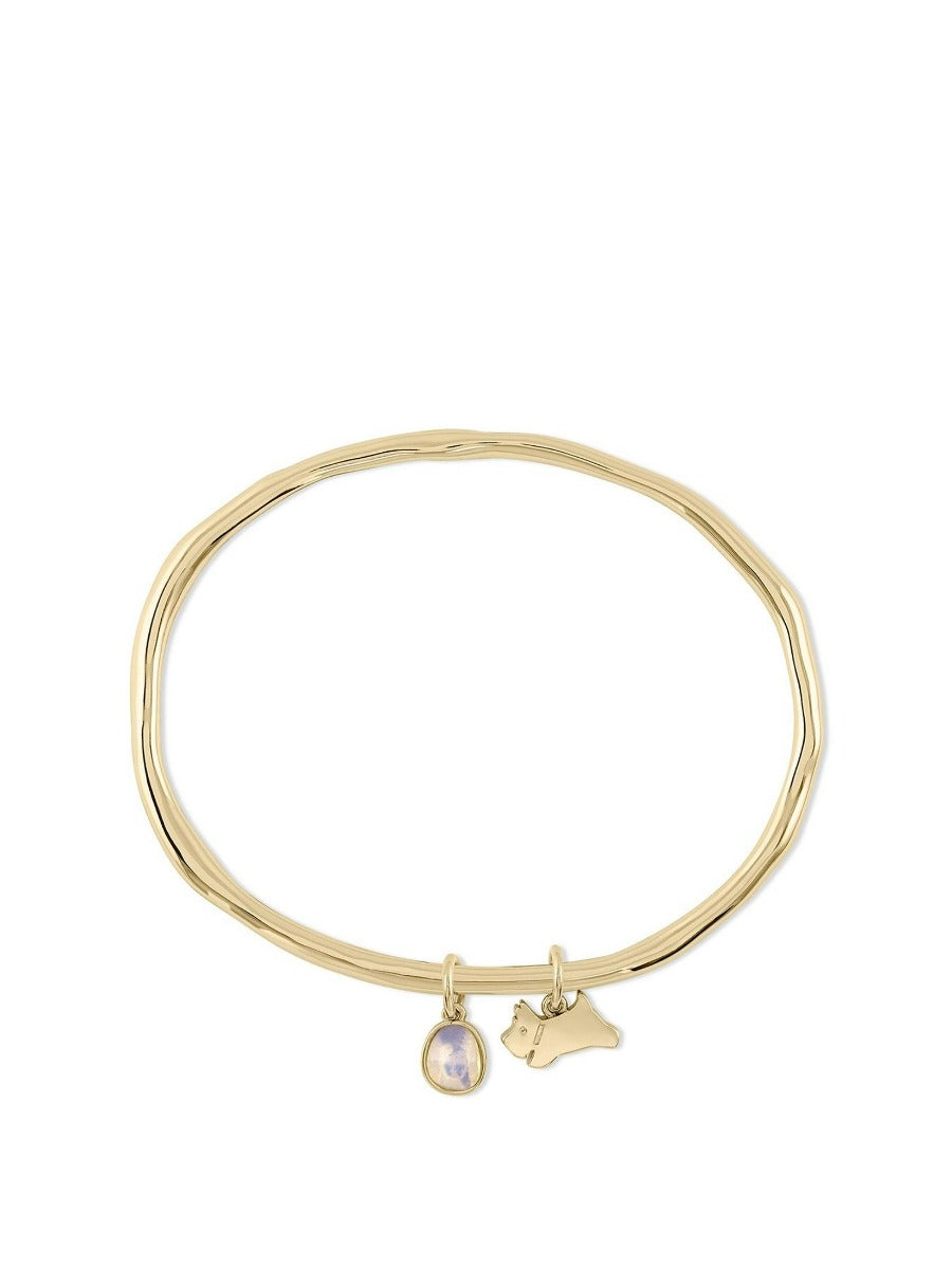Radley Ladies Sloane Moon Stone Jumping Dog Bangle RYJ3318S