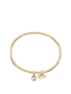 Radley Ladies Sloane Moon Stone Jumping Dog Bangle RYJ3318S