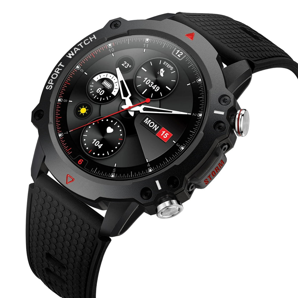 Storm S-Hero Mens Smart Watch with Black Silicone Strap 47535/BK