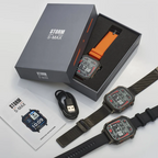 Storm S-Max Mens Smart Watch with Black Silicone Strap 47533/BK