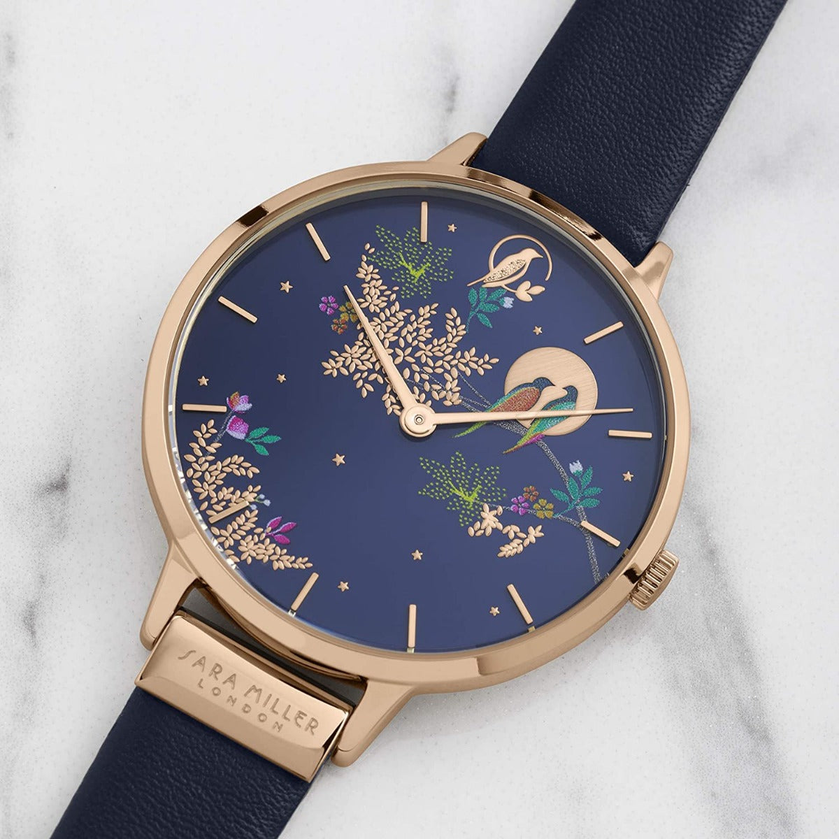 Sara Miller Chelsea Collection Ladies Watch with Navy Dial SA2010