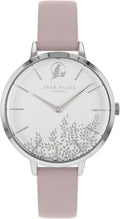 Sara Miller Leaf Collection Ladies Watch with Pink Leather Strap SA2027