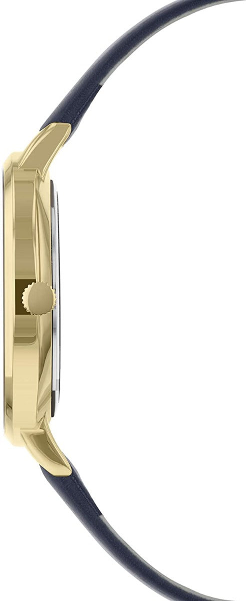 Sara Miller The Wisteria Collection Ladies Watch with Blue Dial and Navy Leather Strap SA2044