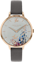 Sara Miller The Wisteria Collection Ladies Watch with Grey Leather Strap SA2048