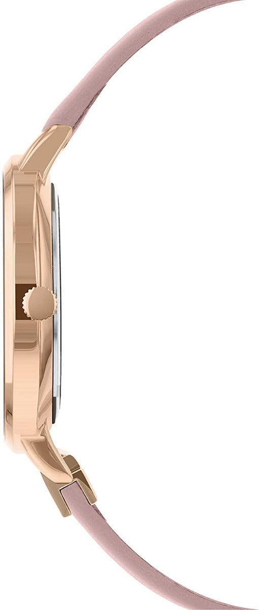 Sara Miller Blossom Ladies Watch with Rose Gold Dial and Pink Leather Strap Watch SA2060