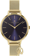 Sara Miller The Charm Collection Ladies Watch with Gold Milanese Strap SA4026