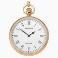 Sekonda Mens Gold Pocket Watch with White Dial 1793