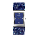 Sekonda Rocks Ladies Watch with Blue Stone Set Leather Strap 2758