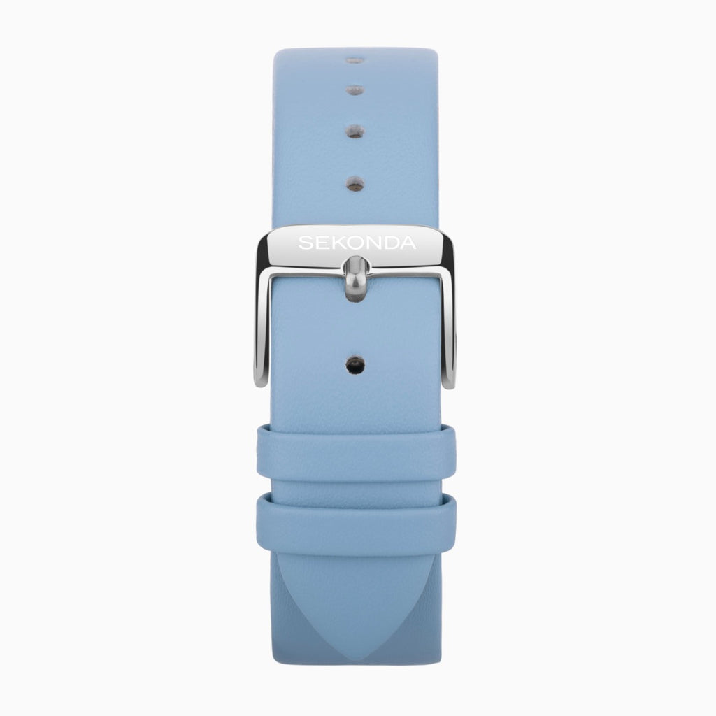 Gwylio Merched Sekonda Freya gyda Deial Glas a Strap Glas 40609