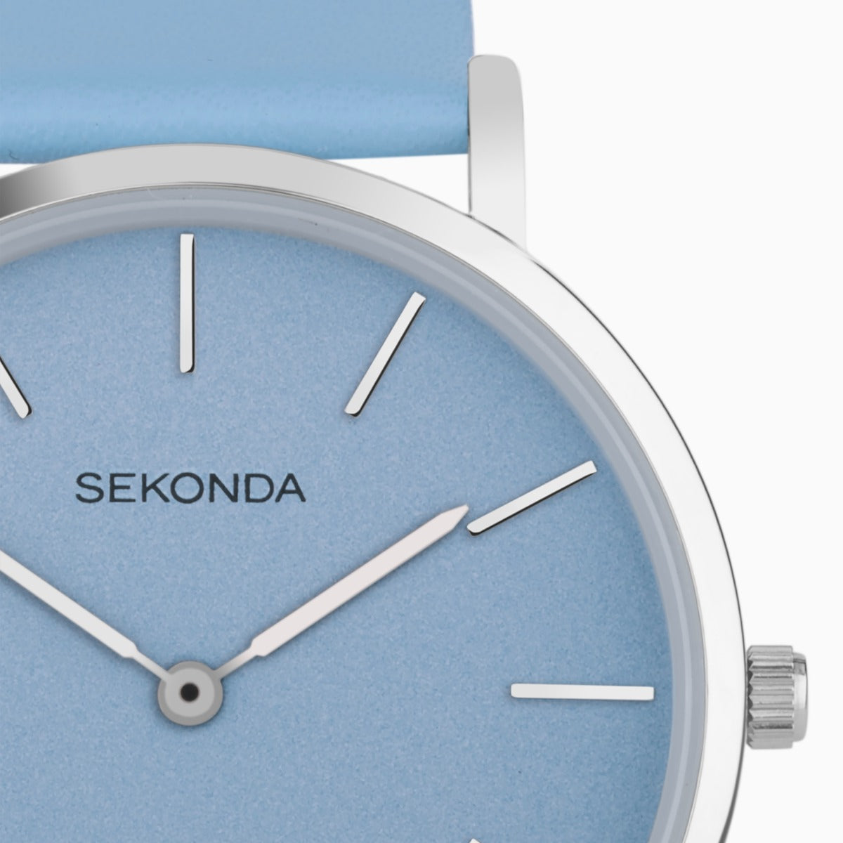 Gwylio Merched Sekonda Freya gyda Deial Glas a Strap Glas 40609