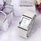 Gwylio Swarovski Gwyn ac Arian Merched Seksy Rocks 2667
