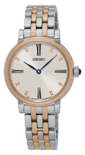 Seiko Women's Quartz Watch with Black Dial Analogue Display Quartz Stainless Steel SFQ816P1