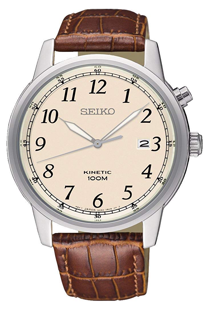 Gwylio Cinetig Dynion Seiko SKA779P1