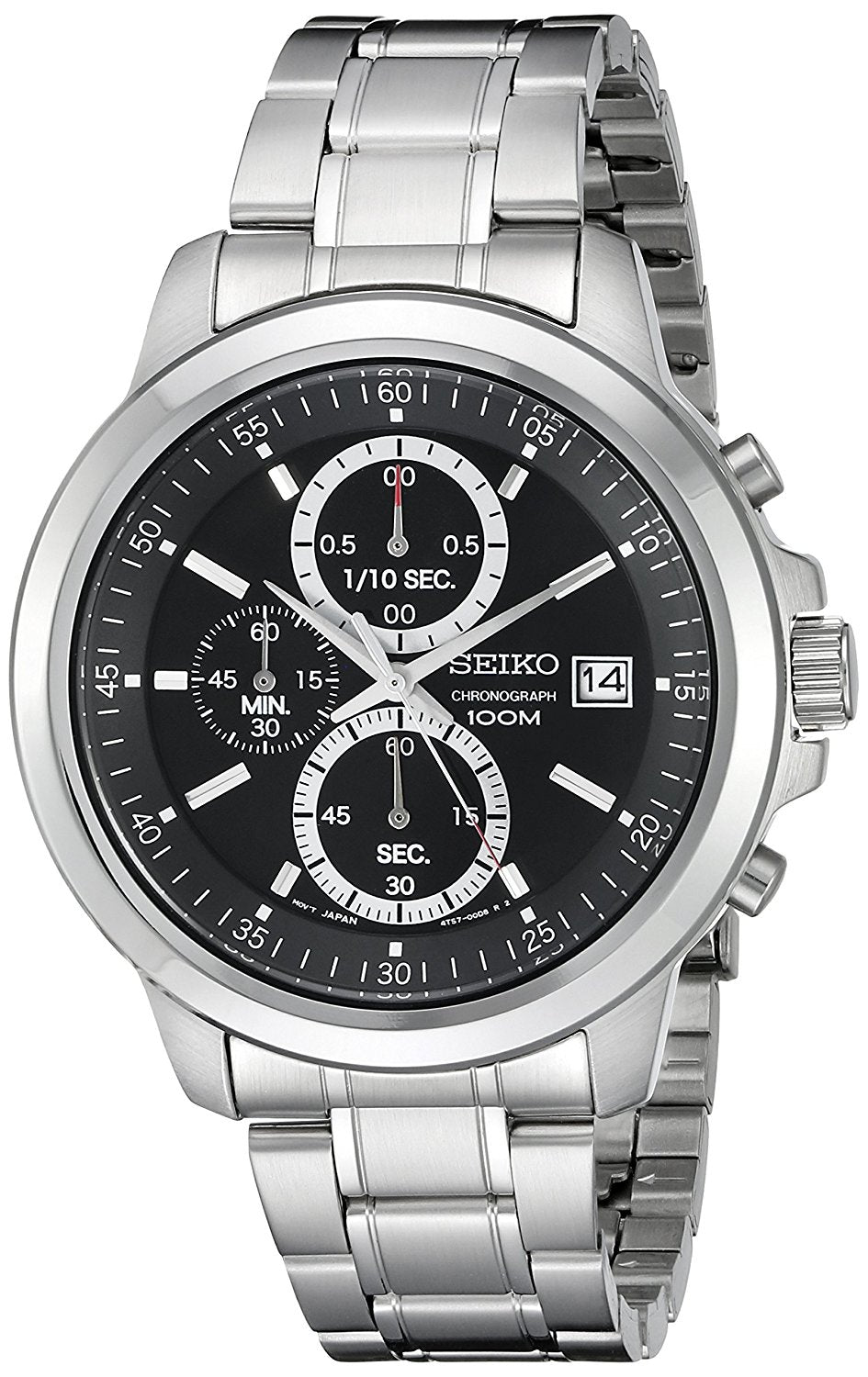 Seiko Stainless Steel Chronograph Mens Watch SKS445P1