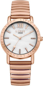 Lipsy Ladies Watch with Rose Gold Expanding Bracelet SLP001RGM