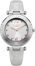 Lipsy Ladies Watch with Silver PU Leather Strap SLP003W