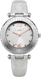 Lipsy Ladies Watch with Silver PU Leather Strap SLP003W