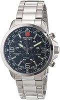 Swiss Military Men's Black Chronograph Watch SM34208AEU/H04MS