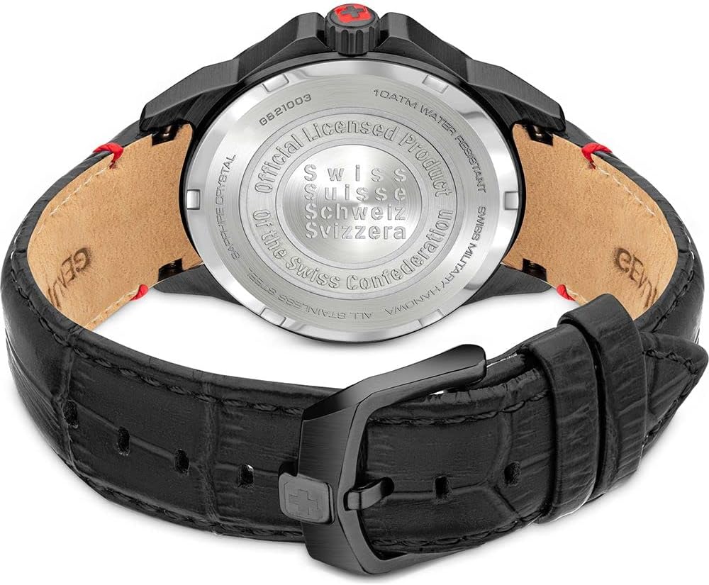 Swiss Military Puma Men's Watch with Black Dial SMWGB2100330