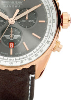 Swiss Military Afterburn Mens Chronograph Watch with Grey Dial and Brown Strap SMWGC0000320