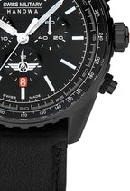Swiss Military Afterburn Mens Watch with Black Dial and Black Strap SMWGC0000330