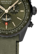 Swiss Military Afterburn Mens Chronograph Watch with Green Dial and Green Strap SMWGC0000340