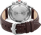 Swiss Military Mens Watch with Blue Dial and Brown Strap SMWGC2100706