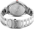 Swiss Military Mens Watch with Green Dial and Silver Stainless Steel Strap SMWGH2200105