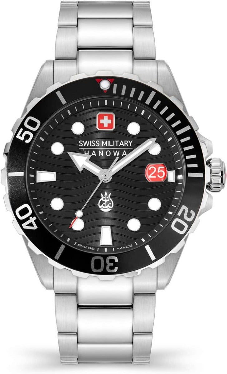 Swiss Military Offshore Diver II Men's Watch with Black Dial SMWGH2200301