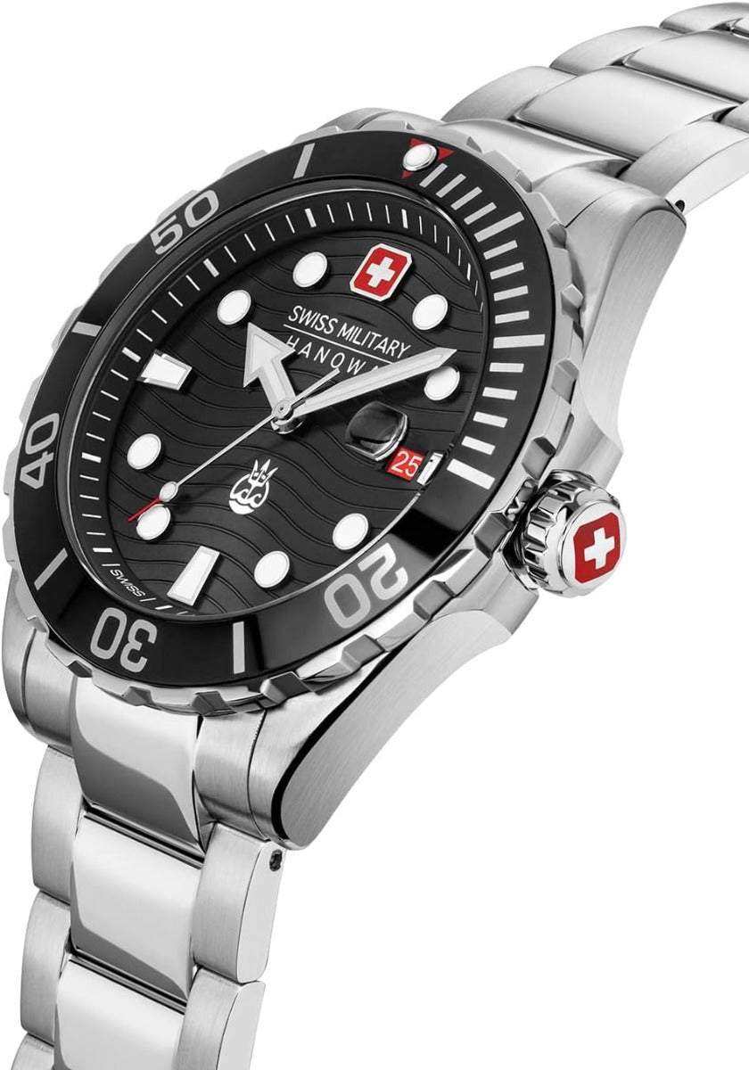 Swiss Military Offshore Diver II Men's Watch with Black Dial SMWGH2200301