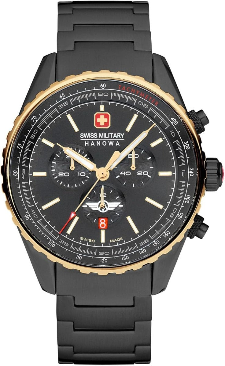 Swiss Military Afterburn Mens Watch with Grey Dial and Grey Strap SMWGI0000341